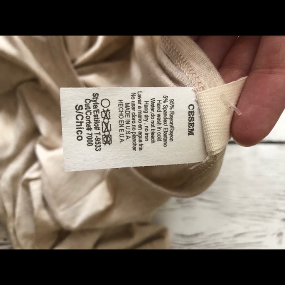 Cream Ruffle Top - Picture 3 of 3